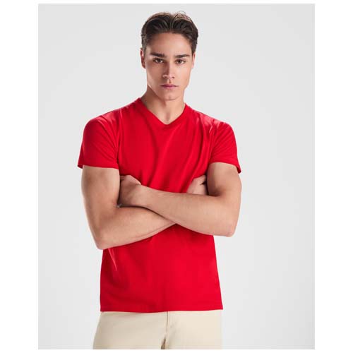 Samoyedo short sleeve men's v-neck t-shirt